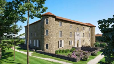 Lancement 2021 : Chassagny, Monument Historique : Château de Chassagny